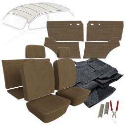 1969-1971 VW Karmann Ghia Coupe Tweed Cloth Interior Kit