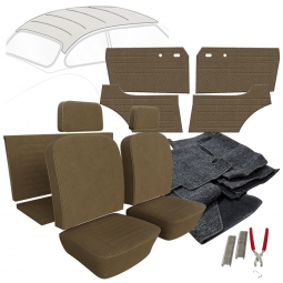 1972 VW Karmann Ghia Coupe Tweed Cloth Interior Kit