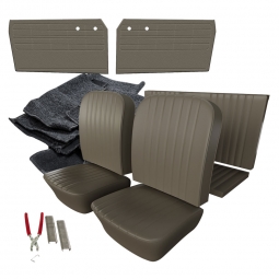 1956-1959 VW Karmann Ghia Convertible Basketweave Vinyl Interior Kit