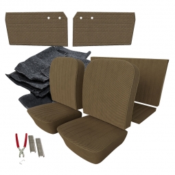 1956-1959 VW Karmann Ghia Convertible Tweed Cloth Interior Kit