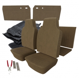 1968 VW Karmann Ghia Convertible Tweed Cloth Interior Kit