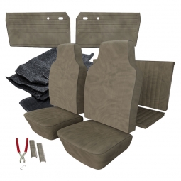 1968 VW Karmann Ghia Convertible Velour Cloth Interior Kit