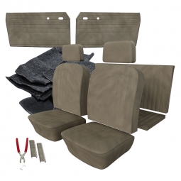 1969-1971 VW Karmann Ghia Convertible Velour Cloth Interior Kit