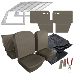 1962-1964 VW Type 3 Notchback Basketweave Vinyl Interior Kit