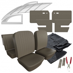 1965-1967 VW Type 3 Fastback Basketweave Vinyl Interior Kit