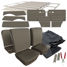 1965-1967 VW Type 3 Squareback Basketweave Vinyl Interior Kit