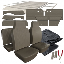 1968-1969 VW Type 3 Squareback Basketweave Vinyl Interior Kit