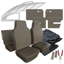 1973 VW Type 3 Fastback Basketweave Vinyl Interior Kit