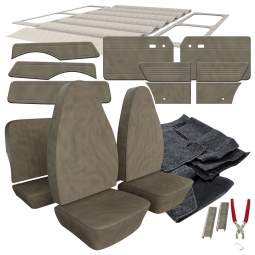 1973 VW Type 3 Squareback Velour Cloth Interior Kit