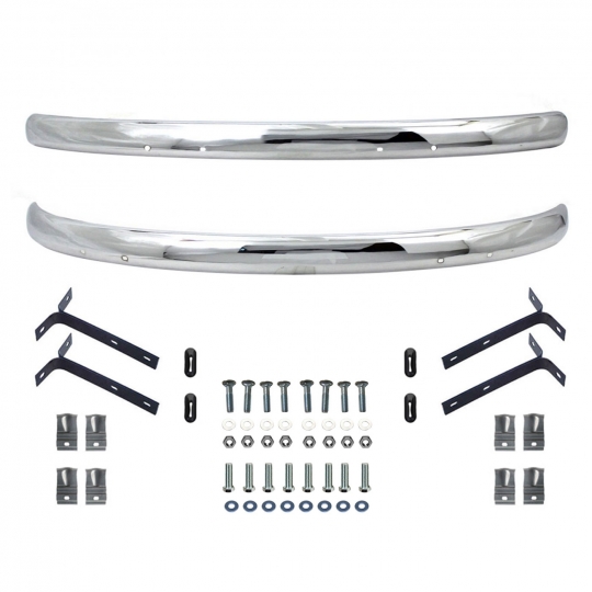 1954-67 VW Beetle Bumpers Kit - Front & Rear - Blade Style
