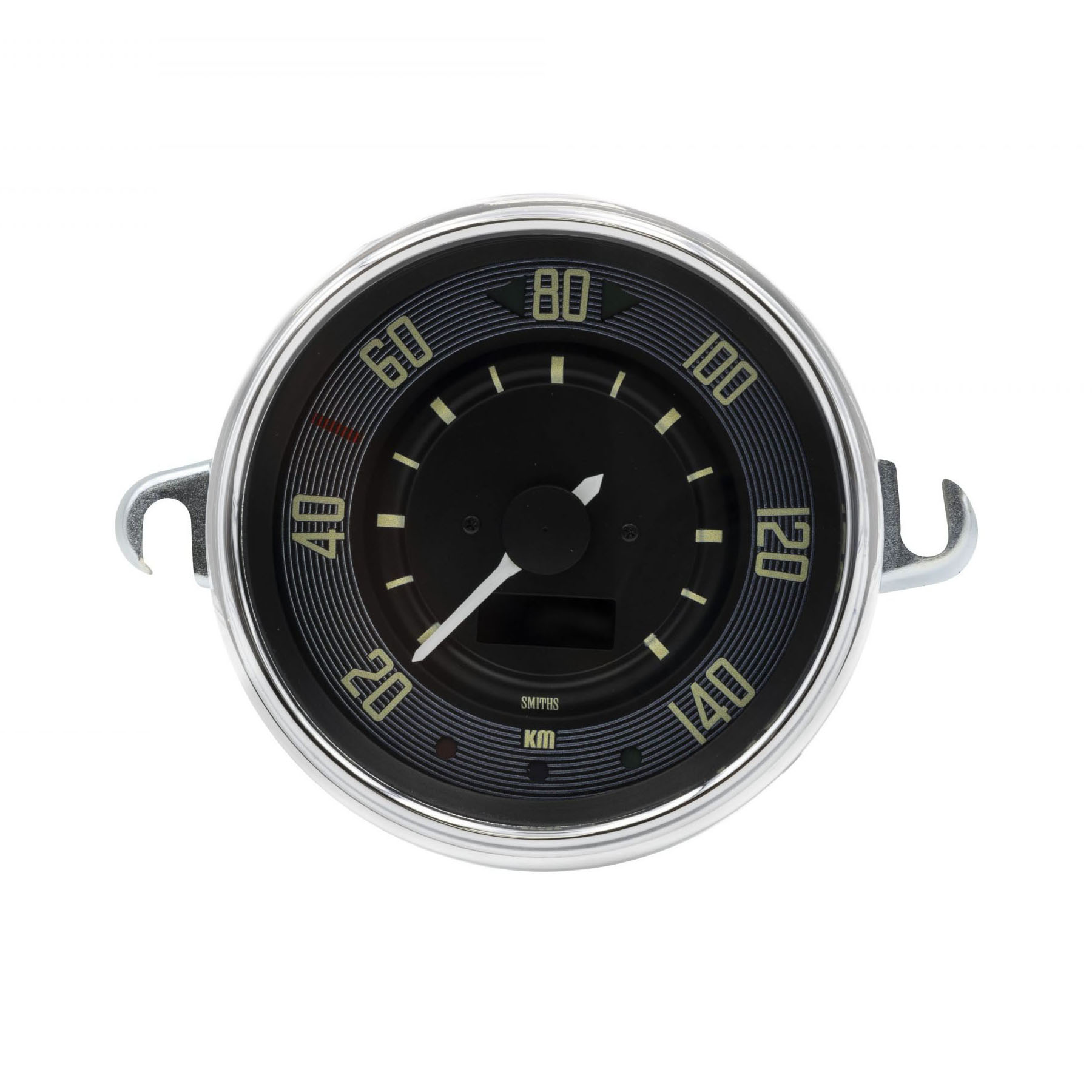 Vw Beetle And 1971 1972 Super Beetle Speedometer By Smiths Black Dial Chrome Bezel 0 140 Kmh