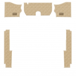 1954-56.5 VW Beetle Carpet Kit - Front - 5 Pcs - for use with Rubber Mats - Oatmeal Loop