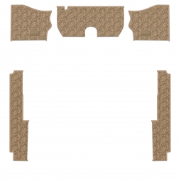 1954-56.5 VW Beetle Carpet Kit - Front - 5 Pcs - for use with Rubber Mats - German Squareweave