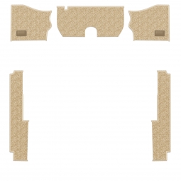 1956.5-68 VW Beetle Carpet Kit - Front - 5 Pcs - for use with Rubber Mats - Oatmeal Loop