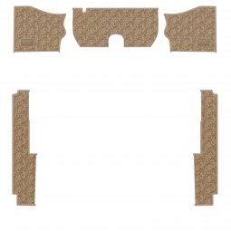 1956.5-68 VW Beetle Carpet Kit - Front - 5 Pcs - for use with Rubber Mats - German Squareweave