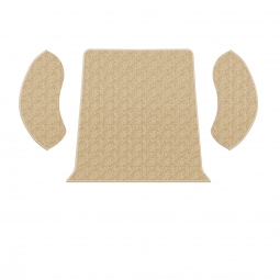 1954-1957 VW Beetle Carpet Kit - Rear - 3 Piece Set - Oatmeal Loop