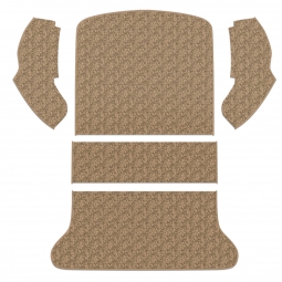 1965-1972 VW Beetle Rear Carpet -  5  Piece Set - German Squareweave