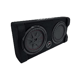 Kicker Comp RT Down Firing Single Low Profile Subwoofer Enclosure - 10" - 2 Ohm