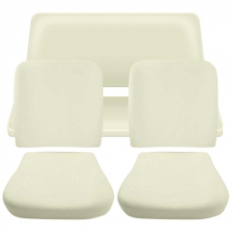 Seat Padding Kit, (1) Base Pad (Bottom Pad) and (1) Seat Backrest Pads,  Front Bucket Seat, 1969-74 VW Karmann Ghia Sedan and Convertible, 43-1517