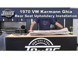 1970 VW Karmann Ghia - Rear Seat Installation