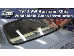 1970 Ghia - Windshield & Rear Glass Installation