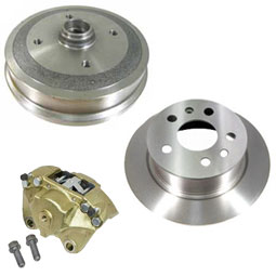 VW Bug Brake Drums, Rotors, & Calipers