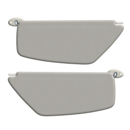 1965-1967 VW Beetle Sedan Sun Visors - OEM Style - Pair - Off-White Vinyl