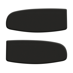 1956-1964 VW Karmann Ghia Sun Visors - Pair - Black Vinyl