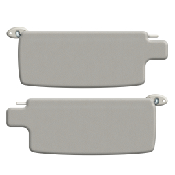 VW Sun Visors - Pair - Off-White Vinyl - 1965-1977 Beetle - 1971-1979 Super Beetle Sedan/Convertible