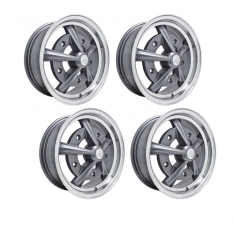 EMPI Raider VW Wheels - 5 Lug - Anthracite - 5x205 - Set of 4