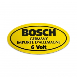 Bosch VW 6 Volt Coil Sticker