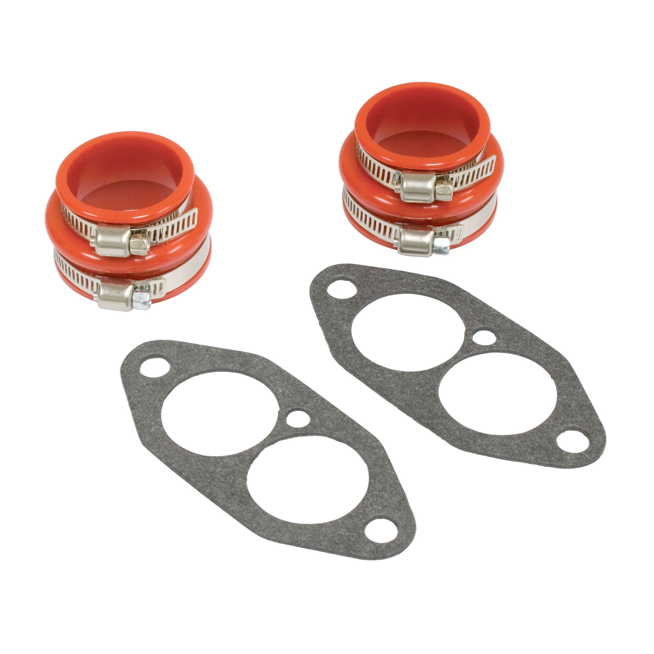 EMPI VW Intake Manifold Installation Kit - Dual Port - with Red Boots