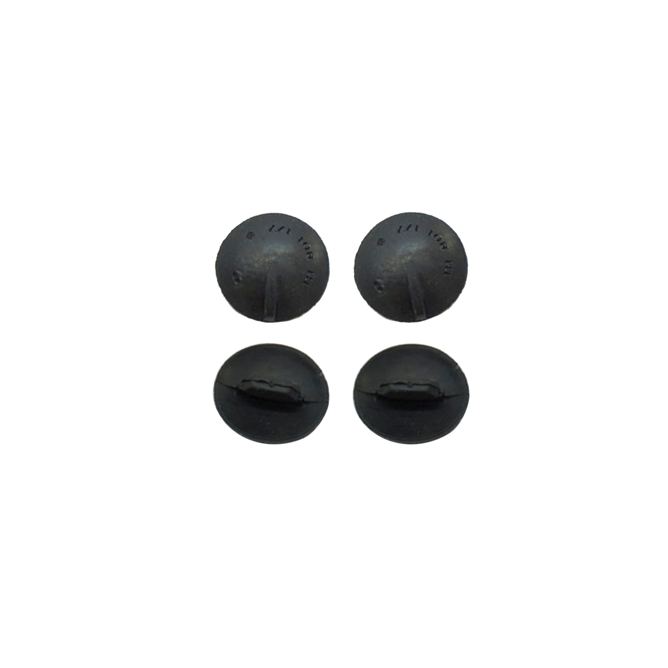 VW Heater Channel Drain Hole Rubber Valve Cap, Beetle 68-79, Ghia 67-74, Bus 72-79, Thing 73-74 - Set of 4 Pieces