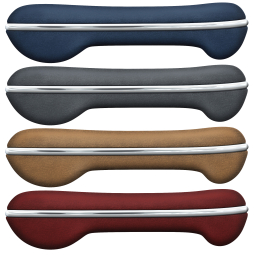 VW Armrests - Vinyl Colors - Pair - 1955-1967 Beetle - Karmann Ghia