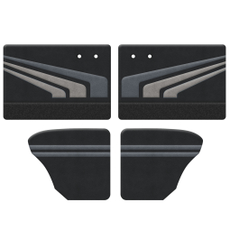 1956-1964 VW Beetle Door Panels - Front & Rear - Bladerunner Graphic