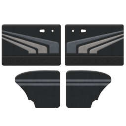 1967-1977 VW Beetle Door Panels - Front & Rear - Bladerunner Graphic