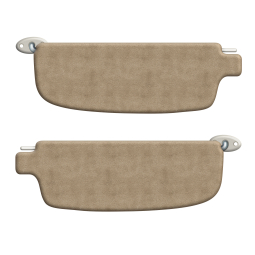 1965-1974 VW Karmann Ghia Sun Visors - Pair - Velour Colors