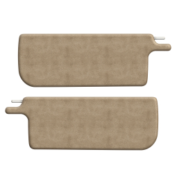 VW Sun Visors - Pair - Velour Colors - 1965-1972 Beetle - Super Beetle Convertible