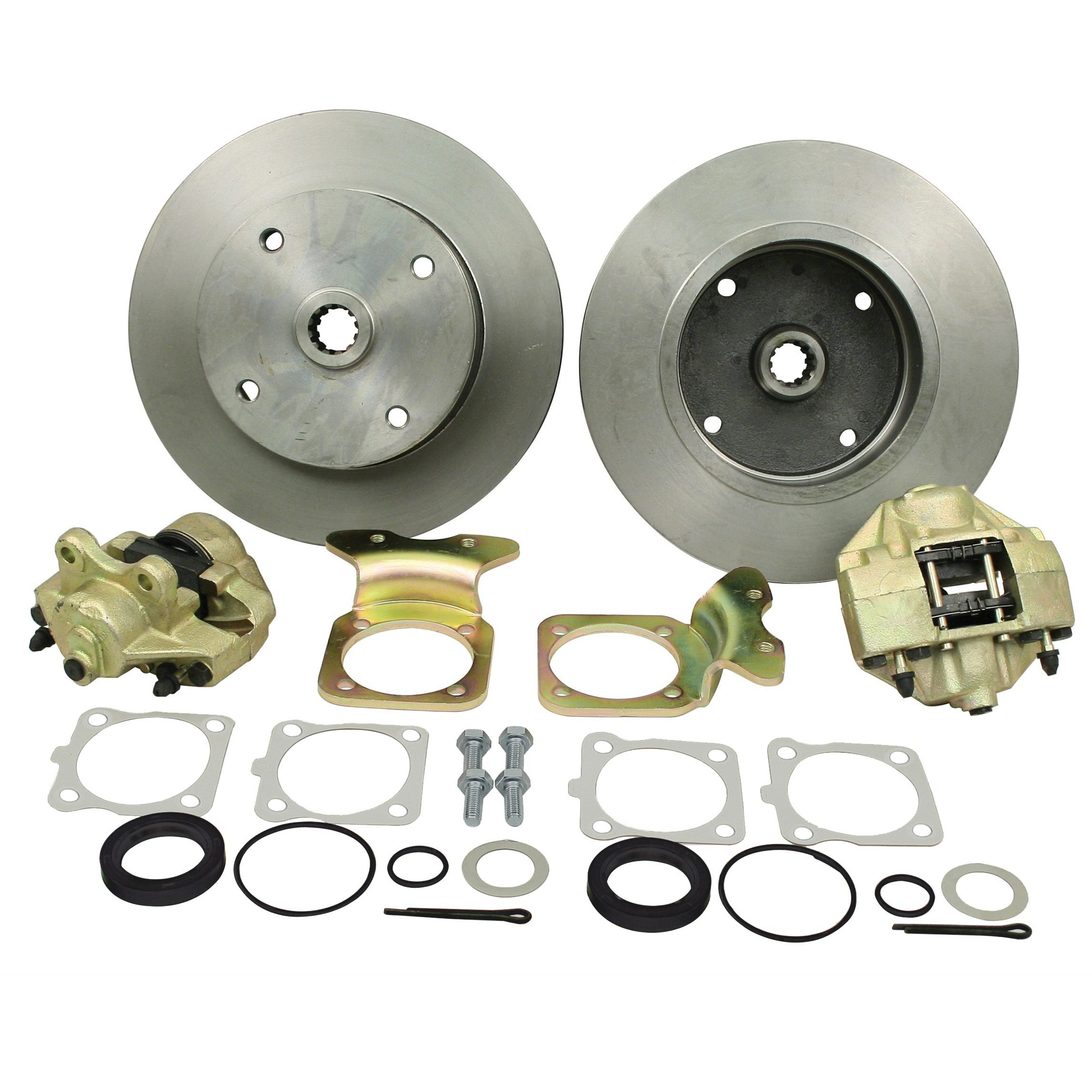 VW Disc Brake Kit - Rear - 4x130 - No Parking Brake - 1968 Swing Axle - 1968-79 IRS