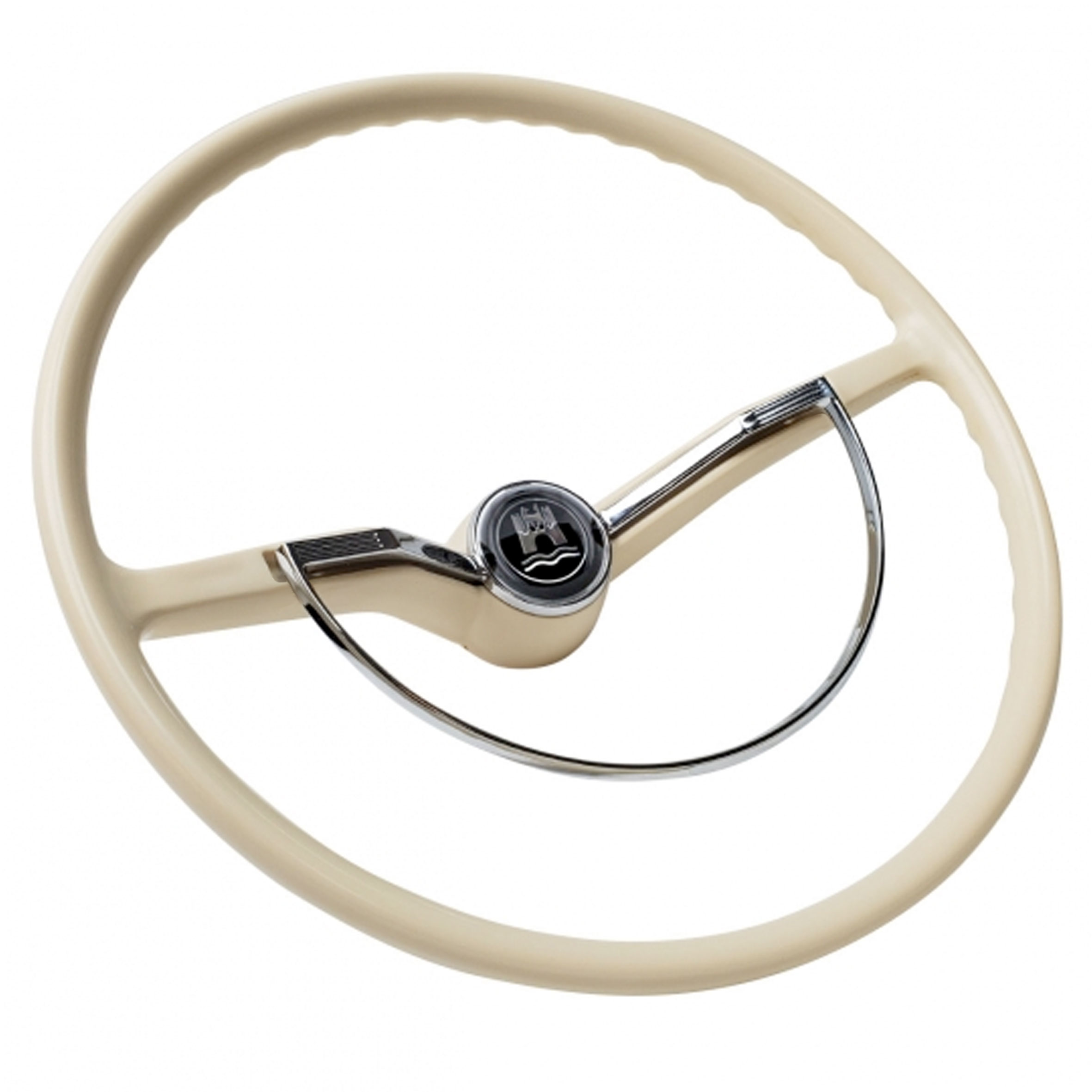 Ivory Stock VW Steering Wheel for 1962-1971 Beetle Karmann Ghia Type 3