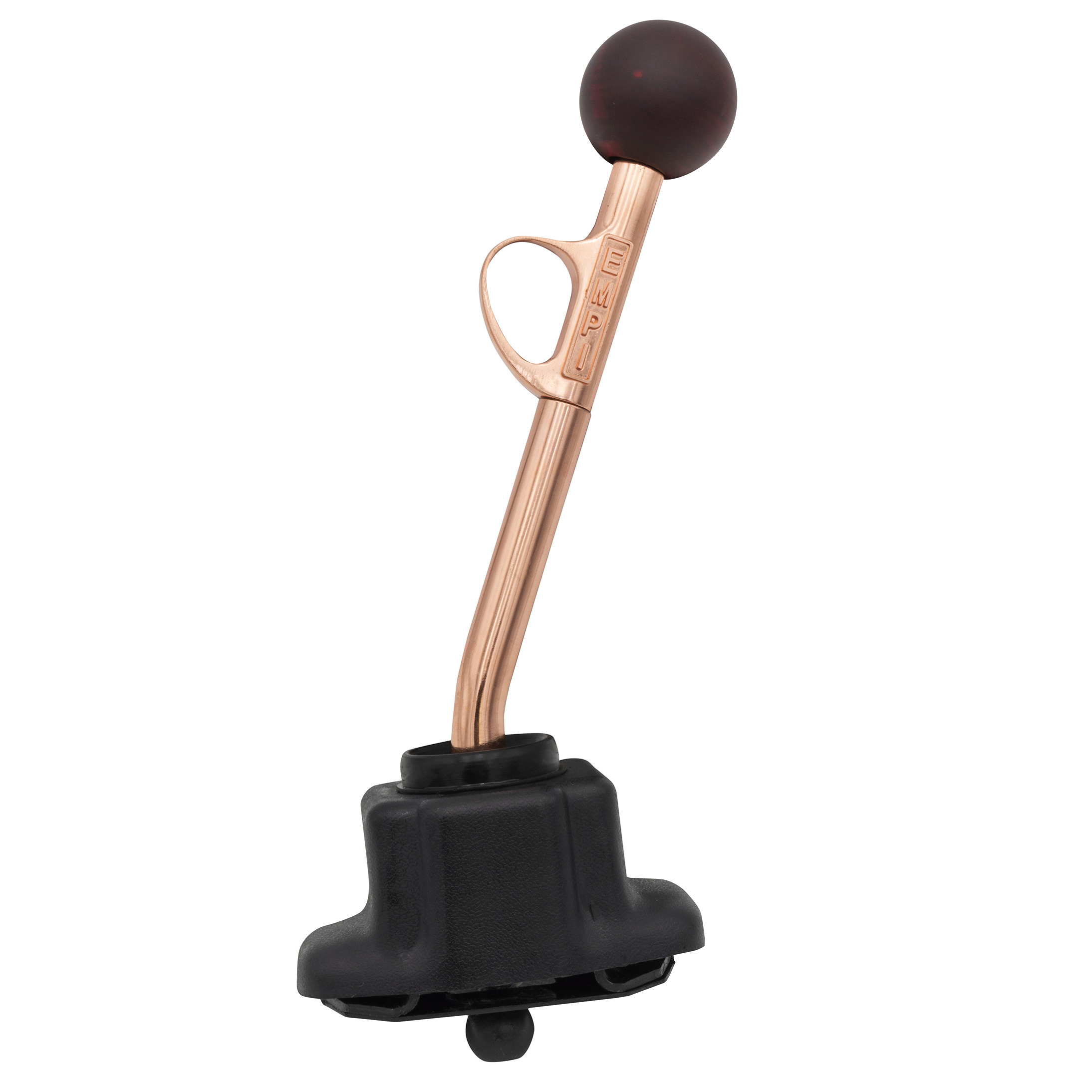 EMPI VW Copper Plated Trigger Shifter with Rosewood Shift Knob - Short 12