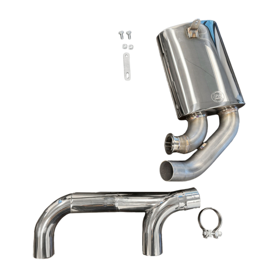 SW400-S-PS - A1 Performance Exhaust - Pea-Shooter Sidewinder 