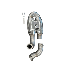 A1 Performance Exhaust - Super Snake Sidewinder Muffler - Super Snake 16 - Adjustable Teardrop