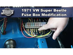 1971 VW Super Beetle - Fuse Box Modification