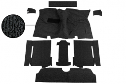 1978-1984 VW Rabbit Truck Carpet Kit - 8 Pieces - Black Loop