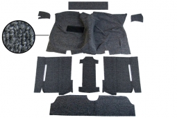 1978-1984 VW Rabbit Truck Carpet Kit - 8 Pieces - Charcoal Loop