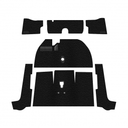 Premium 1962-1964 VW Beetle Convertible Carpet Kit - Front - w/o Footrest - Black Loop