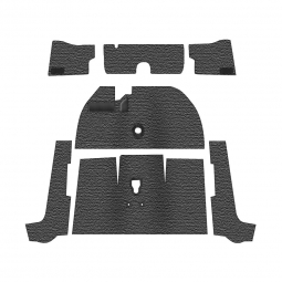 Premium 1962-1964 VW Beetle Convertible Carpet Kit - Front - w/o Footrest - Charcoal Loop