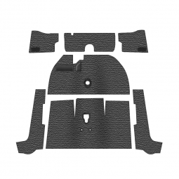 Premium 1965-1967 VW Beetle Convertible Carpet Kit - Front - w/o Footrest - Charcoal Loop