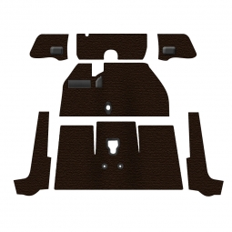 Premium 1968 VW Beetle Convertible Carpet Kit - Front - w/o Footrest - Loop or Cutpile